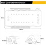 Hopbucan 16 Canaux LED Escalier Lumière Escalier Contrôleur 2 PIR pour Intérieur Flexible LED COB Bande Lumineuse Sans Télécomma