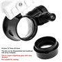 YEHEI Loupe avec Lumière 2Led 8X/15X/23X Loupes Télescopiques Lunettes pour Outil de Réparation de Montre de Soudage Électroniqu