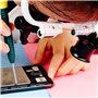 YEHEI Loupe avec Lumière 2Led 8X/15X/23X Loupes Télescopiques Lunettes pour Outil de Réparation de Montre de Soudage Électroniqu