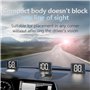 YEHEI Compteur de Vitesse Numérique GPS HUD pour Voiture et Moto, Accessoires LED HD KM/H