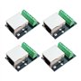 YEHEI Carte de Dérivation de Connecteur de Prise Ethernet RJ45 4 Pièces