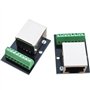 YEHEI Carte de Dérivation de Connecteur de Prise Ethernet RJ45 4 Pièces, Carte de Connecteur 2,54 Mm, Terminal Adaptateur Réseau
