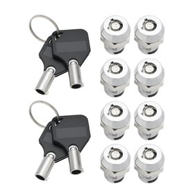 ECSiNG 4pcs Interrupteurs à Clé 12mm SPST Pièce de Réparation pour Interrupteur à Clé électronique 12mm 2 Positions Interrupteur