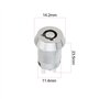 ECSiNG 4pcs Interrupteurs à Clé 12mm SPST Pièce de Réparation pour Interrupteur à Clé électronique 12mm 2 Positions Interrupteur