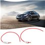 ECSiNG 10PCS Porte-fusibles de Voiture Câble de Connexion de 25cm de Long pour Fusibles Fins de Taille 5x20mm Convient Aux Fusib