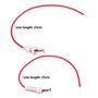 ECSiNG 10PCS Porte-fusibles de Voiture Câble de Connexion de 25cm de Long pour Fusibles Fins de Taille 5x20mm Convient Aux Fusib