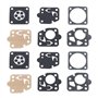 ECSiNG 2 Kits de Réparation de Joint de Diaphragme de Carburateur Compatible avec Kawasaki TG18 TG20 TG24 TG28 TF22 33