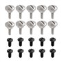 ECSiNG 20PCS Kit de Vis pour Machine à Coudre Industrielle pour Pied-de-biche Pince à Aiguille Et Vis de Fixation Compatible ave