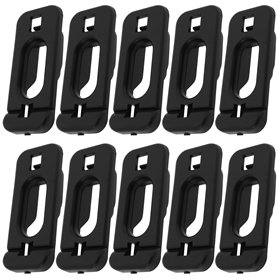ECSiNG Lot de 10 clips de fixation pour capot de moteur de voiture - 13187423 1180006 - Compatible avec Opel