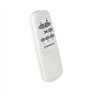 72140 Ventilateur de plafond d'intérieur à cinq pales et une lampe Bendan de 132 cm, finition blanc avec verre opale dépoli