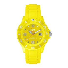 ICE-Watch - Ice-Forever Trendy - Neon Yellow - Small - Montre Mixte Quartz Analogique - Cadran Jaune - Bracelet Silicone Jaune -
