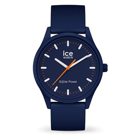 Ice-Watch - Ice Solar Power Atlantic - Montre Bleue Mixte avec Bracelet en Silicone - 017766 (Medium)
