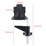 OriGlam Pince universelle pour support de bureau, support de rechange en alliage pour pied de micro/lampe de table