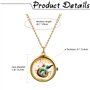 JewelryWe Montres de Poche et Goussets pour Homme Femme,Montre Gousset à Quartz Vintage,Montre Collier Analogique avec Boîtier R