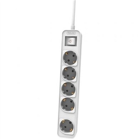 Multiprise 5 Prises avec Interrupteur Philips CHP2154W/12