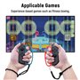 Mcbazel Poignée de boxe avec dragonnes pour NS Switch/Switch OLED Joy-Con Fitness Boxing Game Bleu Rouge