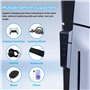 Mcbazel PS5 Slim Extension Hub USB 2.0 4 Ports, Adaptateur Répartiteur de Chargeur Haute Vitesse, Multiport USB Très Grande Vite