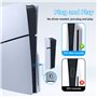 Mcbazel PS5 Slim Extension Hub USB 2.0 4 Ports, Adaptateur Répartiteur de Chargeur Haute Vitesse, Multiport USB Très Grande Vite