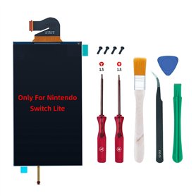 Tolesum TFT LCD Écran Tactile de Rechange Remplacement Numérique avec Kits de réparation pour Nintendo Switch Lite