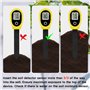 Mcbazel d'Humidité Sol,Détecteur d'Humidité du Sol pour Plantes à Pointeur, Affichage électronique, Lecture d'Humidité 0-99% RG,