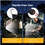Wigearss Lampe de Poche LED Rechargeable, 5 Modes d'Éclairage, Base Magnétique et Crochet Intégré, COB Baladeuse LED Ultra Lumin