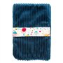 LES DEGLINGOS - Protège carnet de santé Astros le Hibou - Bleu - Fermeture en velcro - Ludique - Cadeau enfant et bébé - Tissu d