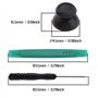 eMagTech 10 Pièces Kit de Remplacement de Contrôleur double Sens Compatible avec PS5 V1 Manettes à Boutons Ressorts Tournevis ou