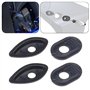 eMagTech 8pcs Entretoises d'adaptateur de Clignotant de Moto Avant Arrière Noir Compatible avec Honda MSX125 MSX125SF CBR600RR C