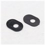 eMagTech 8pcs Entretoises d'adaptateur de Clignotant de Moto Avant Arrière Noir Compatible avec Honda MSX125 MSX125SF CBR600RR C