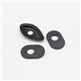eMagTech 8pcs Entretoises d'adaptateur de Clignotant de Moto Avant Arrière Noir Compatible avec Honda MSX125 MSX125SF CBR600RR C