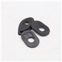 eMagTech 8pcs Entretoises d'adaptateur de Clignotant de Moto Avant Arrière Noir Compatible avec Honda MSX125 MSX125SF CBR600RR C
