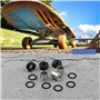 eMagTech Planche à roulettes de Vitesse Kit Standard de Planche à roulettes Rondelles Spacers Écrous pour Palier Réparation Reco