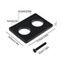 eMagTech 10pcs 6mm Joint de Planche à roulettes Longboard Riser Pads avec Pont Nail Skate Accessoires Réparation Absorption des 