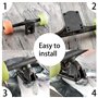 eMagTech 10pcs 6mm Joint de Planche à roulettes Longboard Riser Pads avec Pont Nail Skate Accessoires Réparation Absorption des 