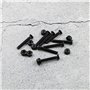 eMagTech 10pcs 6mm Joint de Planche à roulettes Longboard Riser Pads avec Pont Nail Skate Accessoires Réparation Absorption des 