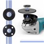 eMagTech Lot de 2 écrous M14 à bride intérieure et extérieure compatibles avec Makita 9029 9069 9016DB 9047L 9558NB 9557PB GA502