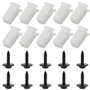 eMagTech 20x 6549354 90BG17K657AA Aile de Pare-Chocs Avant Écrou Expansible et Vis Tuyaux de Direction Assistée Compatibles avec