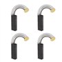 eMagTech 2 paires Balais de Charbon Moteur d'aspirateur d'arrêt Automatique 6x10x28mm Compatible avec Vorrwerk Tiger 250 251 252