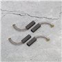 eMagTech 2 paires Balais de Charbon Moteur d'aspirateur d'arrêt Automatique 6x10x28mm Compatible avec Vorrwerk Tiger 250 251 252