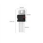eMagTech 10PCS LM317 LM317T Régulateurs de Tension Réglables à 3 Bornes 1.2-37V 1.5A TO-220 Package pour Électroniques Bricolage