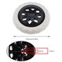 eMagTech 4pcs Roulettes Roues de Caddie 165mm Roues de Chariot à Provisions en Mousse de Noyau Plastique pour Chariot à Provisio