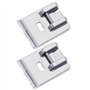 eMagTech 2pcs Tuyauterie Machine à Coudre Pied-de-biche Ménage Multi Fonction Pied-de-biche pour Tuyauterie Fabrication Universe