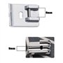 eMagTech 2pcs Tuyauterie Machine à Coudre Pied-de-biche Ménage Multi Fonction Pied-de-biche pour Tuyauterie Fabrication Universe