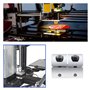 eMagTech 2pcs 5mm à 8mm Coupleurs d'arbre Boîtier en Alliage d'aluminium Accouplement Rigide Compatible avec Ender 3 V2 Ender 3 