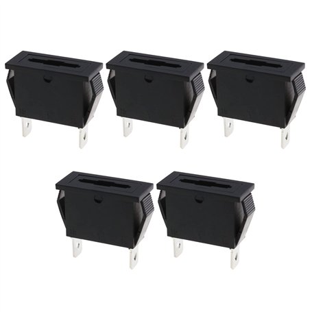 eMagTech 5pcs Porte-fusible à Lame Standard Siège de Fusible de Lame de Montage en Surface de Panneau pour Voiture Van Moto Camp