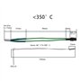 eMagTech Cartouche chauffante pour imprimante 3D 24 V 65 W et thermistance NTC100K 3950B -40 ? ~ 300 ? Compatible avec Voron V2.