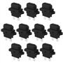 eMagTech Lot de 10 porte-fusibles à lame standard avec couvercles 250 V 50 A Protection contre les courts-circuits et les surcha