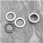 eMagTech 5pcs 51104 Roulement à Billes de Butée à Billes Axiale Roulement de Butée 3-en-1 20x35x10mm en Acier à Haute Teneur en 