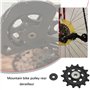 eMagTech Lot de 2 poulies de dérailleur de vélo en alliage d'aluminium étroit/large 12T 14T compatibles avec Sram X01 XX1 GX NX 