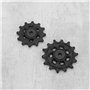 eMagTech Lot de 2 poulies de dérailleur de vélo en alliage d'aluminium étroit/large 12T 14T compatibles avec Sram X01 XX1 GX NX 